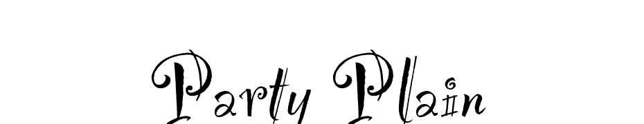 Party Plain Font Download Free